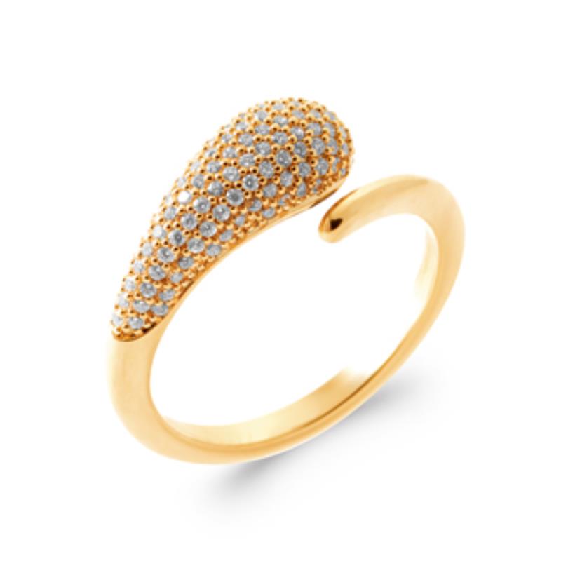 Coque de Nacre Bague plaqué or 2992410