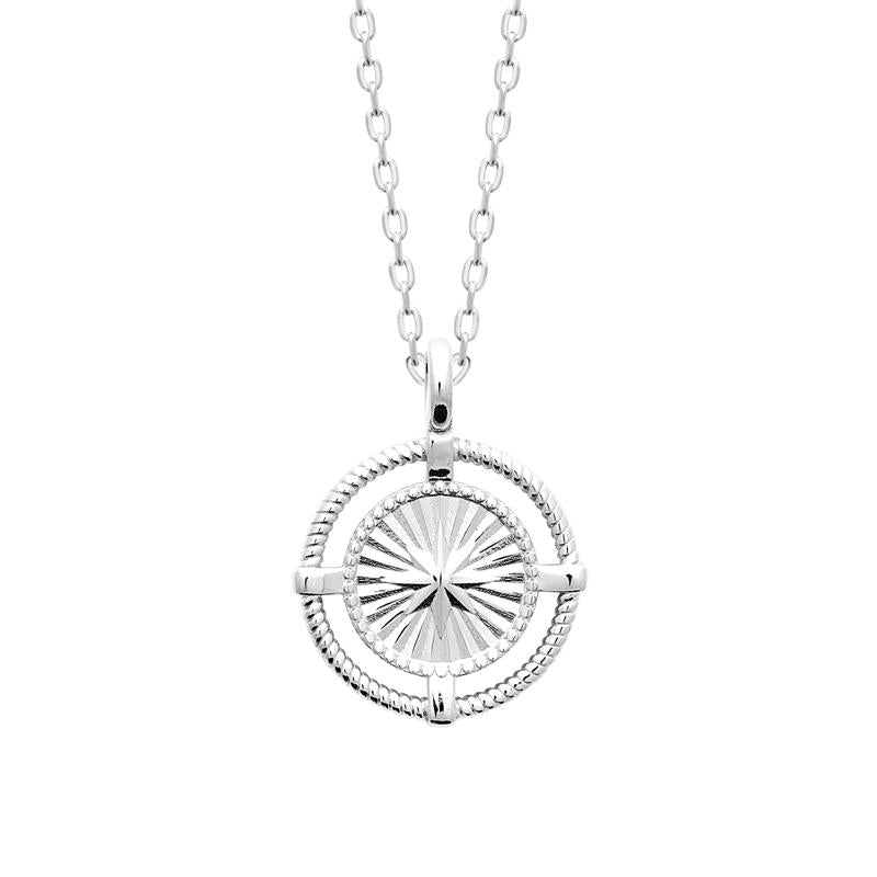 Coque de Nacre Collier argent 722253