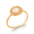 Coque de Nacre Bague plaqué or 2286510