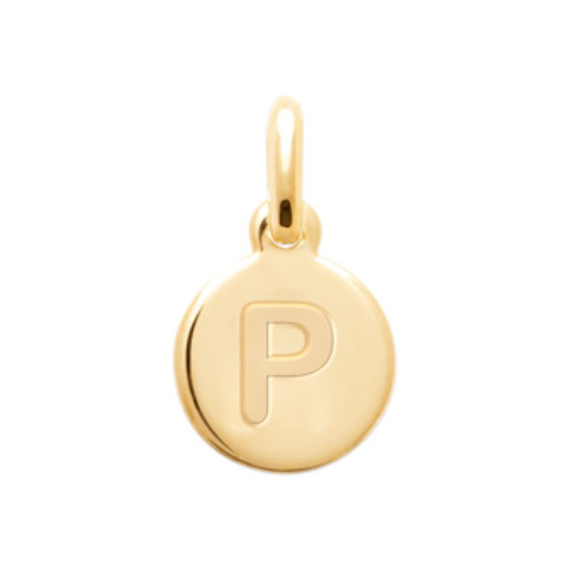Coque de Nacre Pendentif initiale plaqué or 2775716