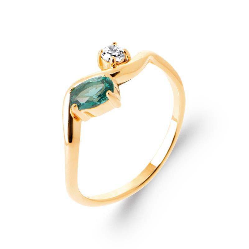 Coque de Nacre Bague plaqué or 20020150