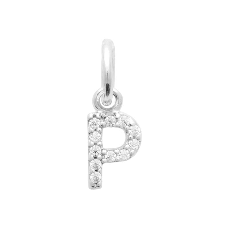 Coque de Nacre Pendentif initiale argent 1776716