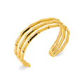 Coque de Nacre Bracelet jonc acier doré 312257