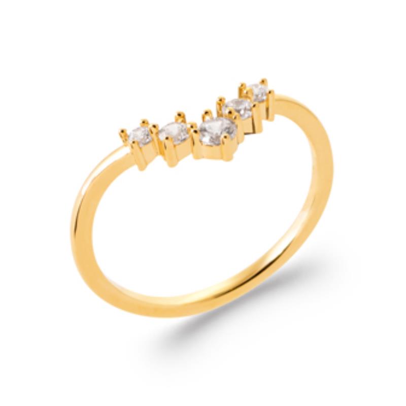 Coque de Nacre Bague plaqué or 2985810