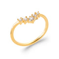 Coque de Nacre Bague plaqué or 2985810