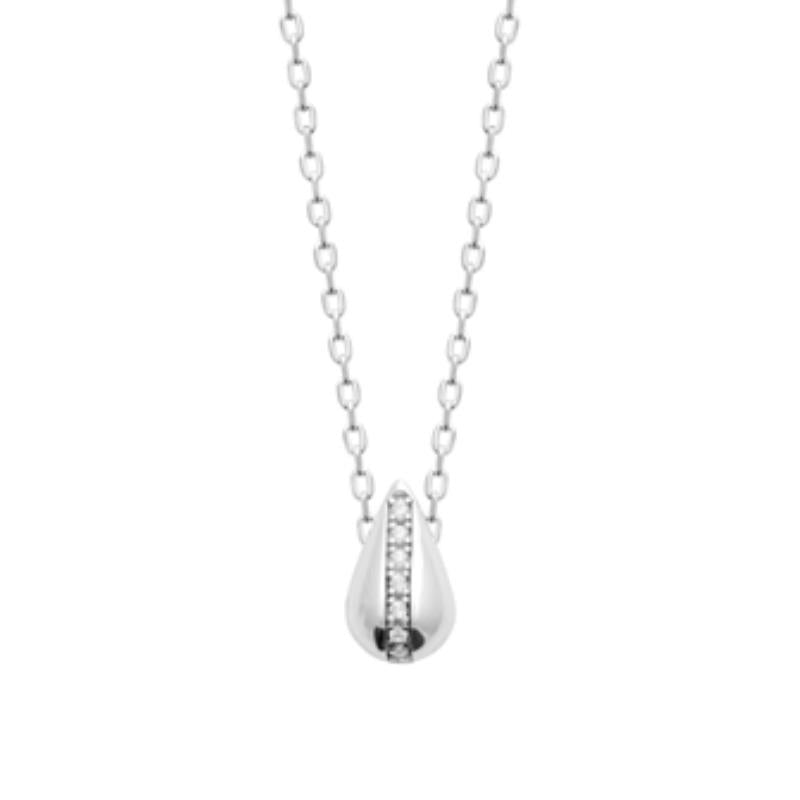 Coque de Nacre Collier argent 874163