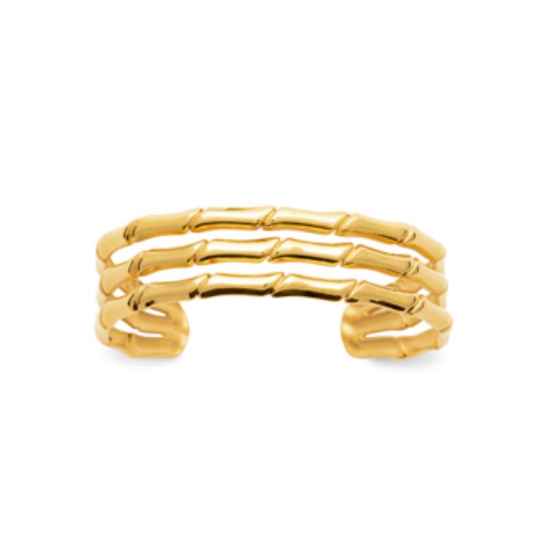 Coque de Nacre Bracelet jonc acier doré 312257