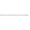 Coque de Nacre Chaîne maille grain de café argent 714030