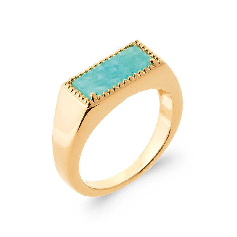 Coque de Nacre Bague plaqué or 2942060