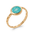 Coque de Nacre Bague plaqué or 2920060