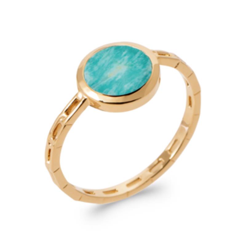 Coque de Nacre Bague plaqué or 2920060