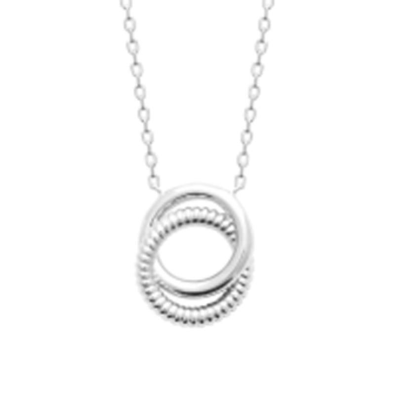 Coque de Nacre Collier argent 722133