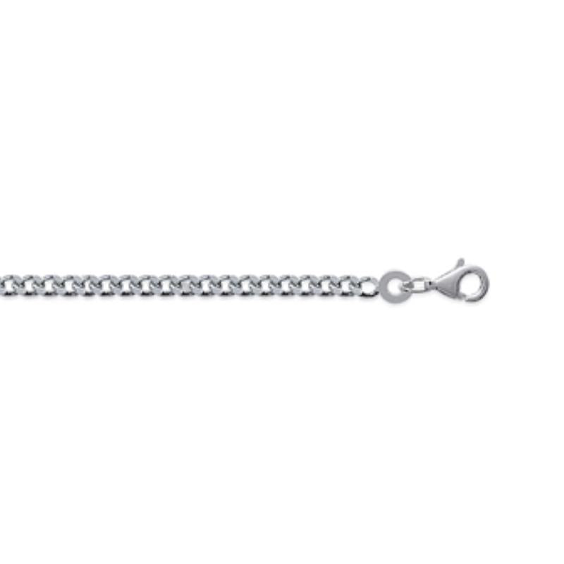 Coque de Nacre Chaîne maille gourmette argent 102080
