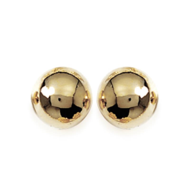 Coque de Nacre Puces d'oreilles plaqué or 202403210
