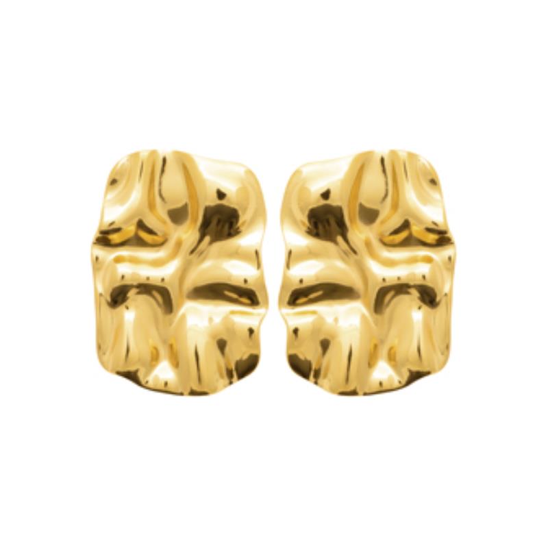 Coque de Nacre Boucles d'oreilles acier doré 3118209