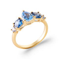 Coque de Nacre Bague plaqué or 2950860