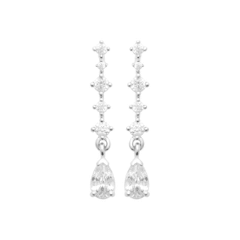Coque de Nacre Boucles d'oreilles pendantes argent 13064810