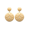 Coque de Nacre Boucles d'oreilles pendantes plaqué or 2581910
