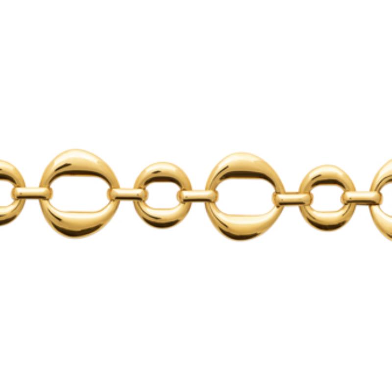 Coque de Nacre Bracelet acier doré 312221