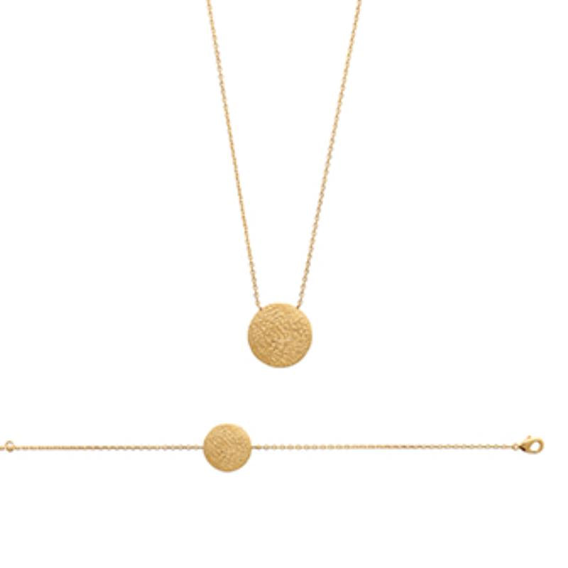 Coque de Nacre Collier plaqué or 921649