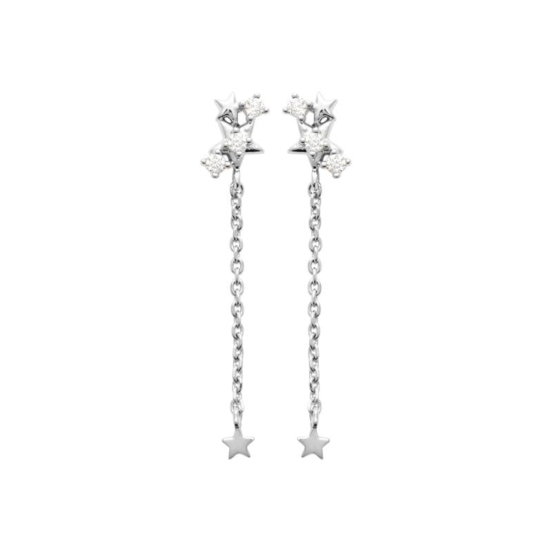 Coque de Nacre Boucles d'oreilles pendantes argent 13083510