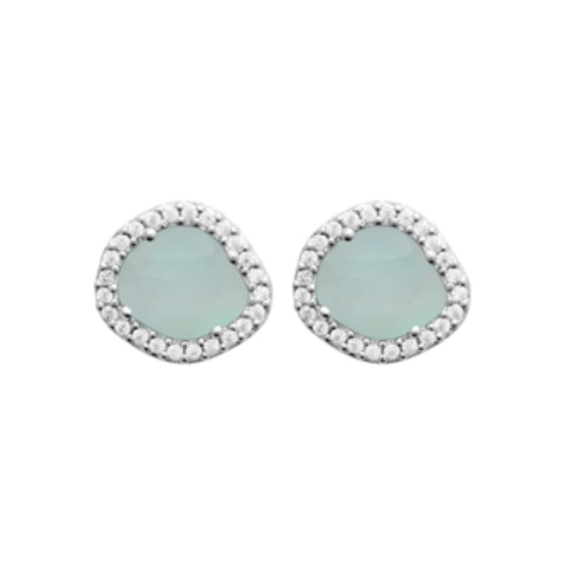 Coque de Nacre Puces d'oreilles argent 13001460