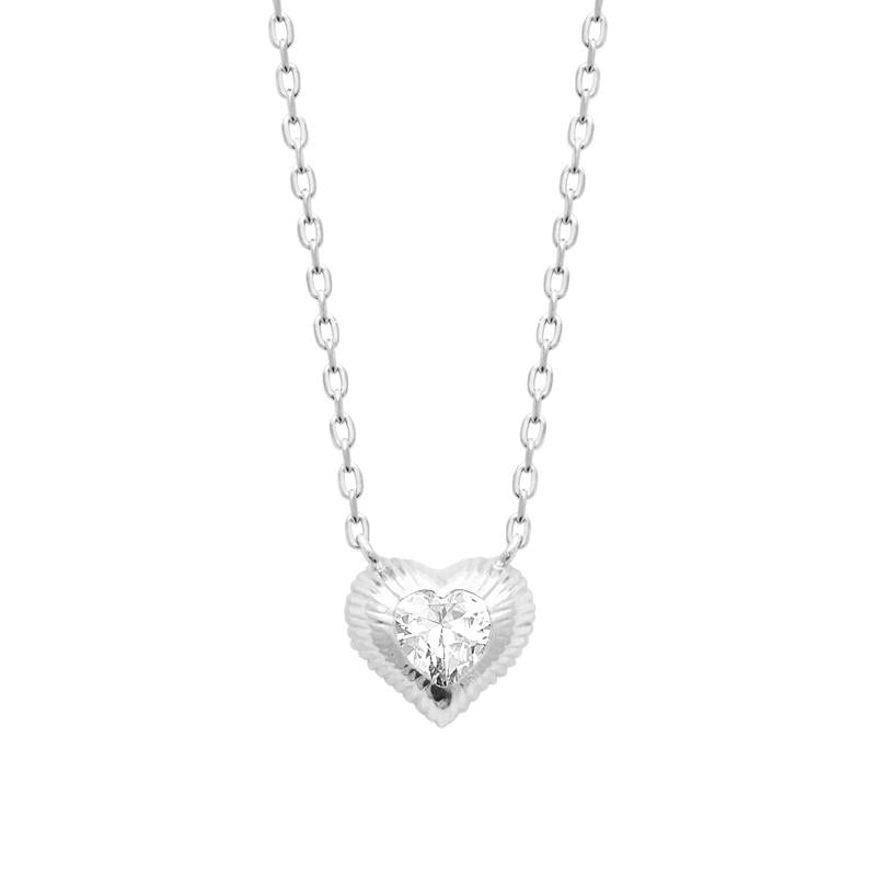 Coque de Nacre Collier argent 874329
