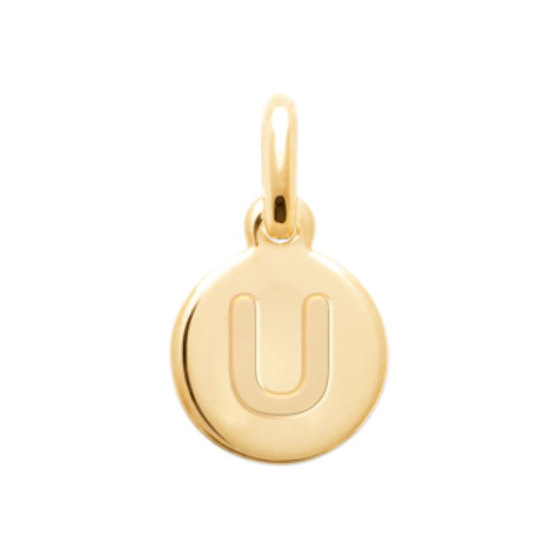 Coque de Nacre Pendentif initiale plaqué or 2775721