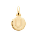 Coque de Nacre Pendentif initiale plaqué or 2775721