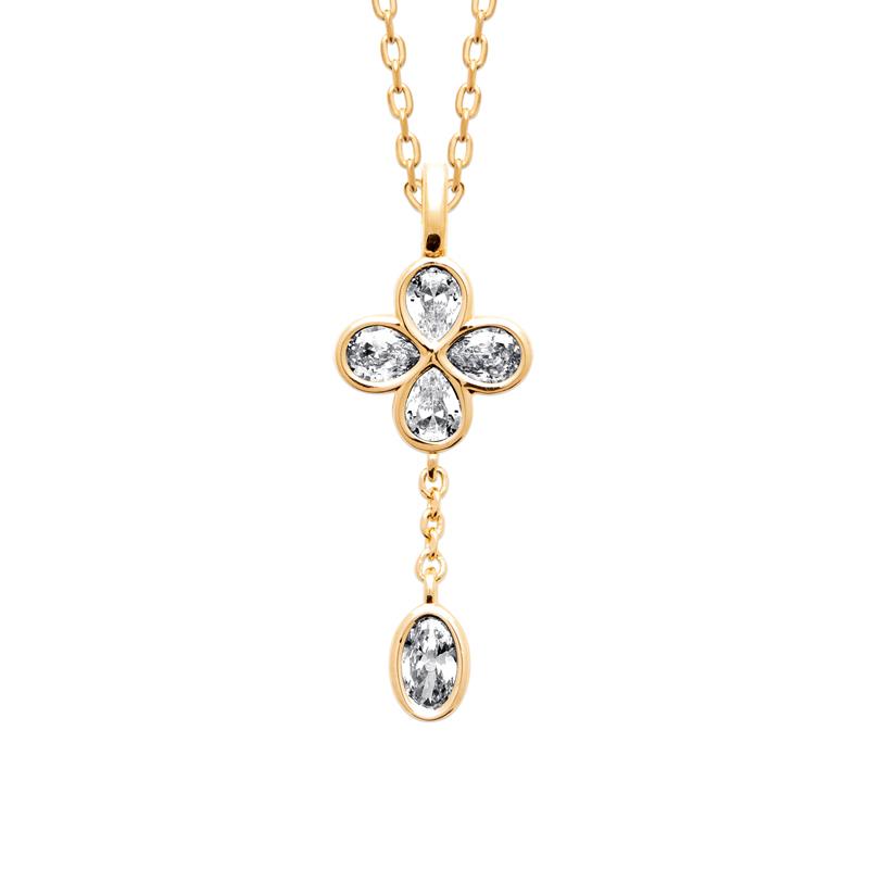 Coque de Nacre Collier plaqué or 974428