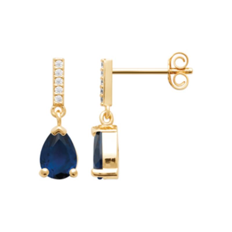 Coque de Nacre Boucles d'oreilles pendantes plaqué or 23046140