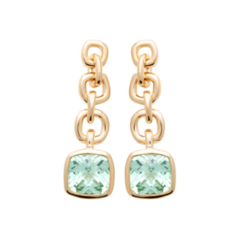Coque de Nacre Boucles d'oreilles pendantes plaqué or 23024150