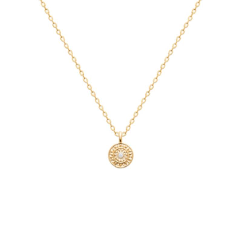 Coque de Nacre Pendentif plaqué or 2780510