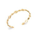 Coque de Nacre Bracelet jonc plaqué or 922218