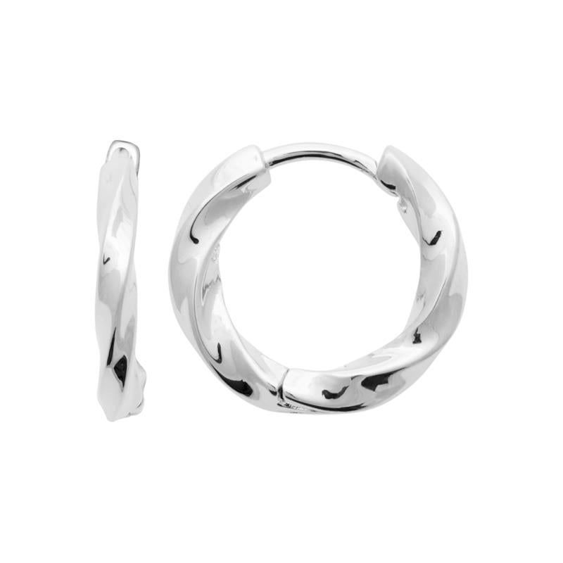 Coque de Nacre Créoles argent 7682600
