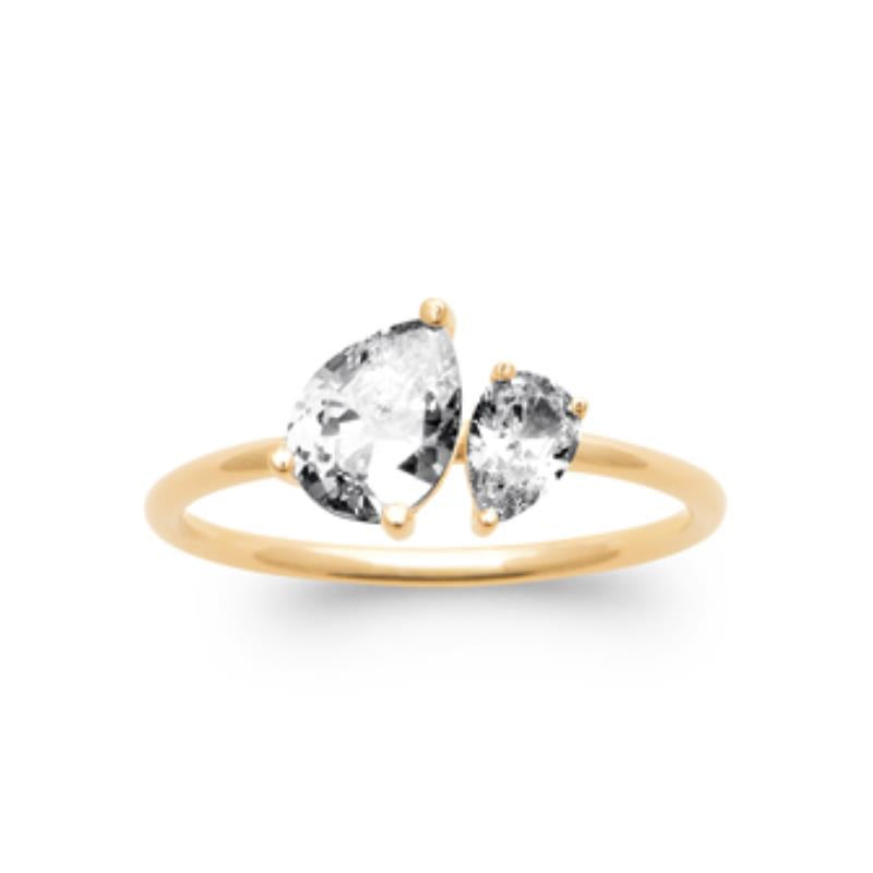 Coque de Nacre Bague plaqué or 20012610