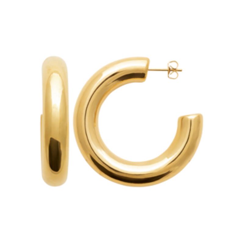 Izee Créoles acier doré 3603109