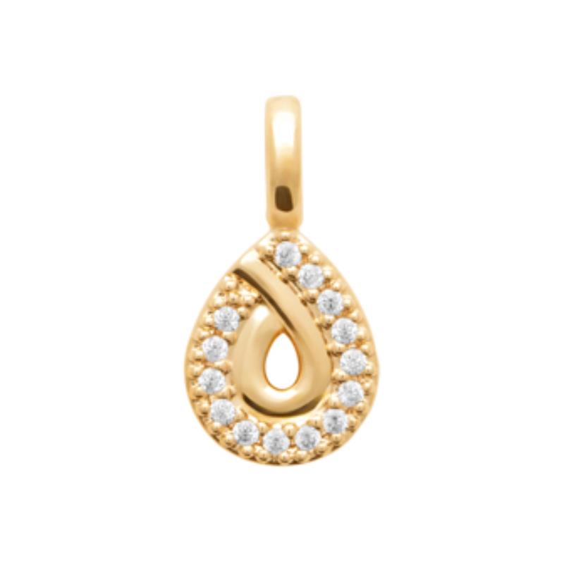 Coque de Nacre Pendentif plaqué or 2780810