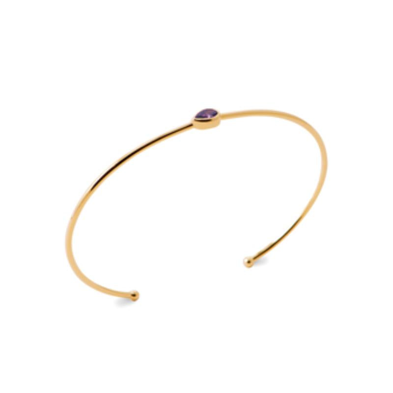 Coque de Nacre Bracelet jonc plaqué or 973603