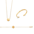 Coque de Nacre Collier plaqué or 973129