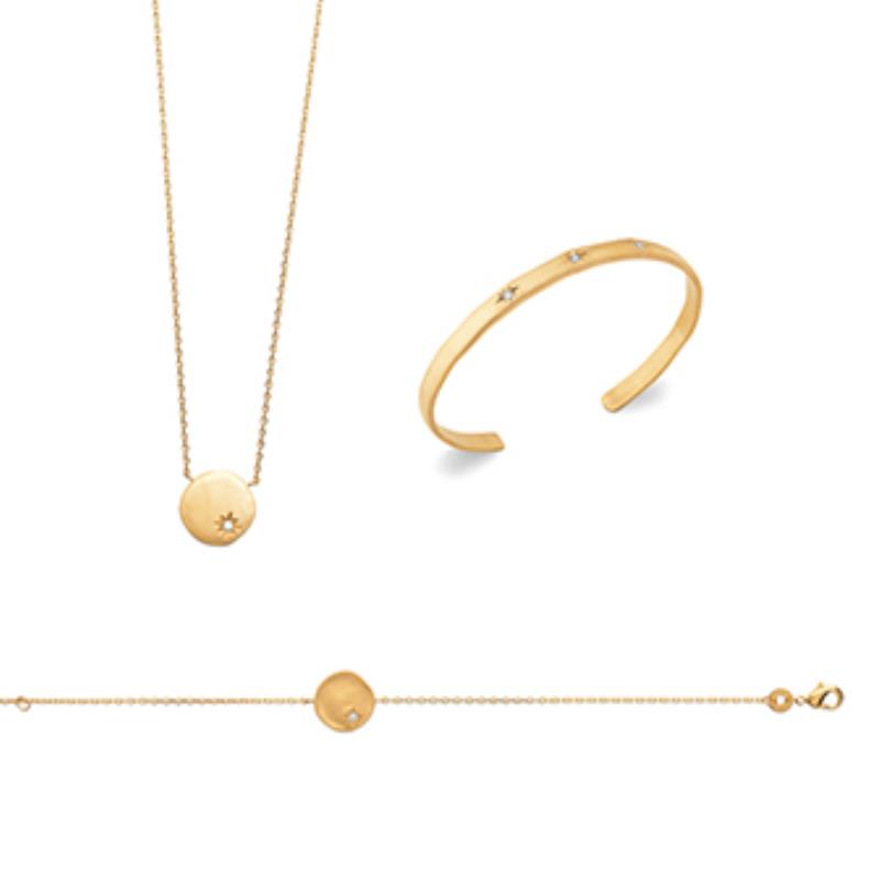 Coque de Nacre Collier plaqué or 973129