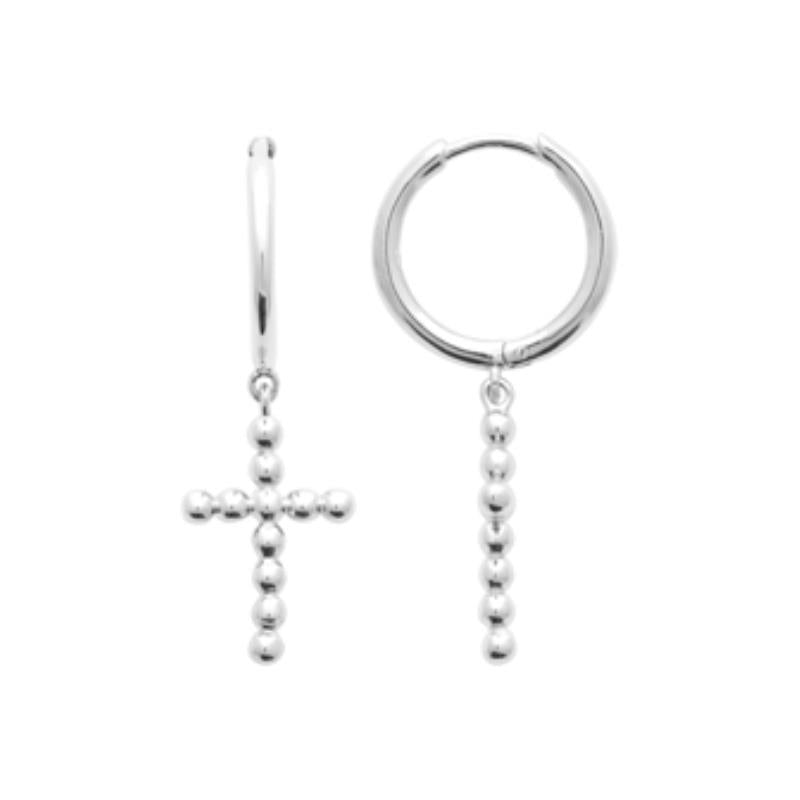 Coque de Nacre Créoles argent 7664300