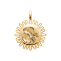 Coque de Nacre Pendentif plaqué or 2782400