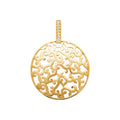 Coque de Nacre Pendentif plaqué or 2860810