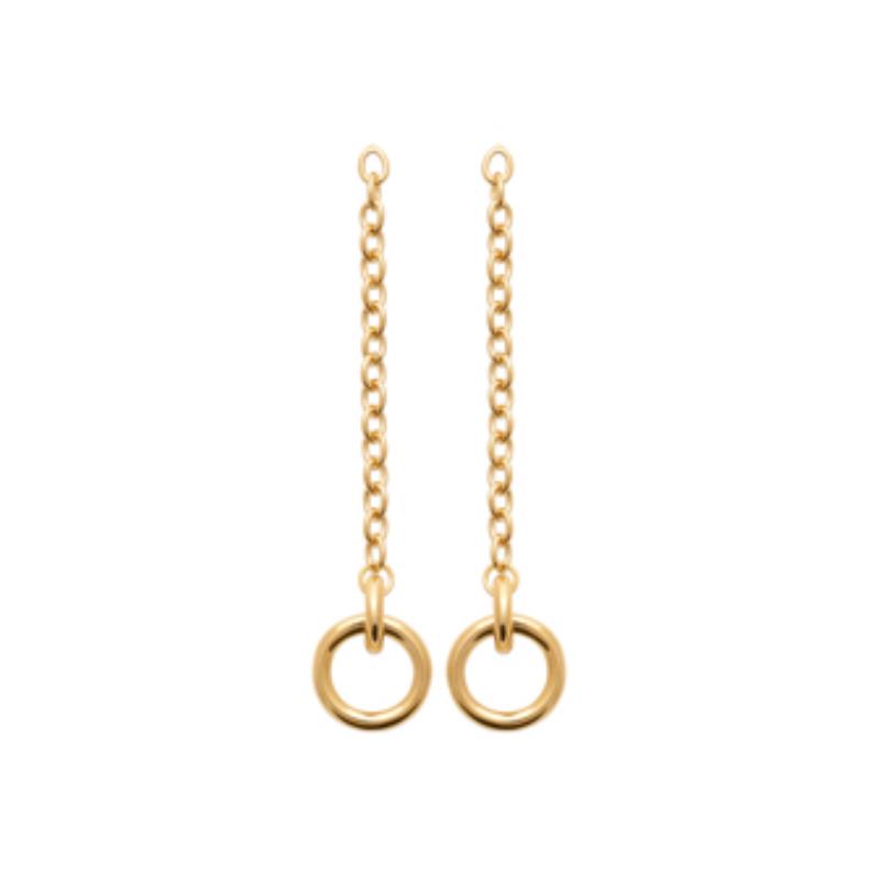 Coque de Nacre Boucles d'oreilles pendantes plaqué or 2593900