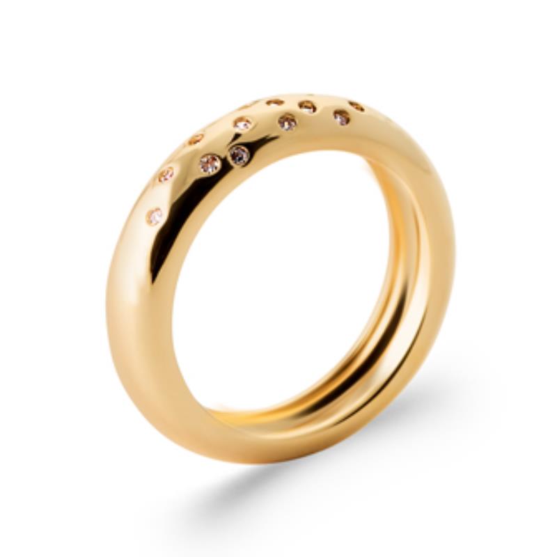 Coque de Nacre Bague plaqué or 2950210