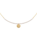 Coque de Nacre Collier plaqué or 974066