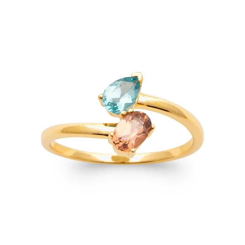 Coque de Nacre Bague plaqué or 20015105