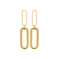Coque de Nacre Boucles d'oreilles pendantes plaqué or 2586700