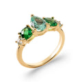Coque de Nacre Bague plaqué or 2950850